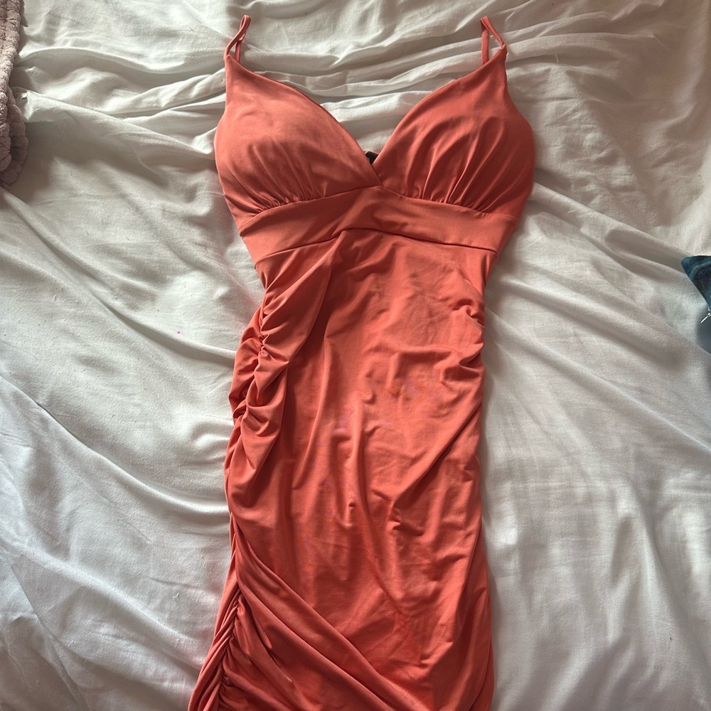 Windsor XS dress in peach